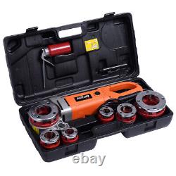 110v/220V 2300W Portable Electric Pipe Threader With 6 Dies Threading Machine
