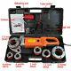 1/2-2 Handheld Electric Pipe Threader Threading Machine With6 Pipe Cutter 2300W