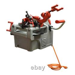 1/2 Inch 1 Inch Electric Pipe Cutter Deburrer Threading Machine