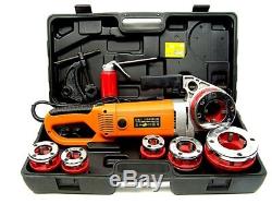 2000W Portable Electric Pipe Threader 6 Dies Threading Machine 1/2 to 2 HD NEW