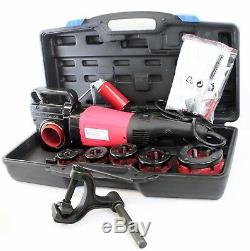 2000W Portable Electric Pipe Threader With 6 Dies Threading Machine 1/2 to 2
