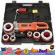 2300W Portable Pipe Threader Pipe Threading Machine Electric Pipe Cutter+6 Dies