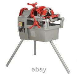 750W Pipe Threading Machine Electric (1/2-2) Electric Pipe Threader With 3 Leg