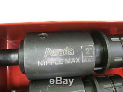 Asada Nipple Max Pipe Threader / Threading Nipple Machining 1/2 2 Mint Used