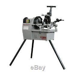 Bolt and Pipe Threading Machine 1/2 to 2 NPT Threader Deburrer 1.5HP