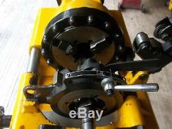 Central Machinery Pipe Threading Machine 1/2 to 2 On Wheeled Cart Extra Dies