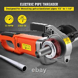 Electric Pipe Threader, 2300W Pipe Threading Machine, Heavy-Duty Hand-Held Power