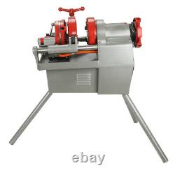 Electric Pipe Threader Pipe Threading Machine 110V (1/2 2) Threading Cutter
