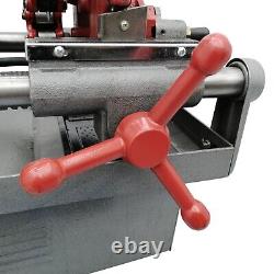 Electric Pipe Threader Threading Machine Threading Cutter 110V with 1/2-2 Capa