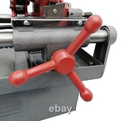 Electric Pipe Threading Machine 1/2-2Automatic Threader Cutter Upstanding 110V