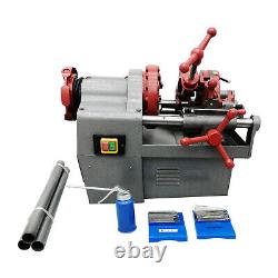 Electric Pipe Threading Machine 1/2-2Automatic Threader Cutter Upstanding USED