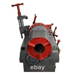 Electric Threading Cutter Pipe Threader Machine 1/2-3 Deburrer Automatic 110V