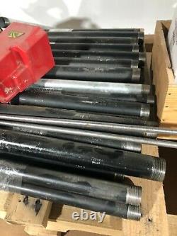 Gently Used Pipe Threader Machine with multiple dies, some pipes and flanges