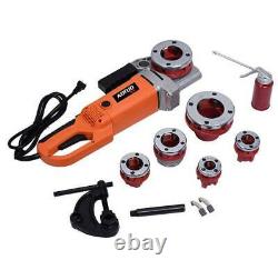 Handheld Electric Pipe Threader Pipe Threading Machine With 6 Dies 220V