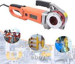 Handheld Electric Pipe Threader Threading Machine With6 Pipe Cutter 1/2 2