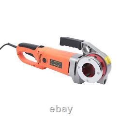 Handheld Electric Pipe Threader Threading Machine With6 Pipe Cutter 1/2-2 6 Dies
