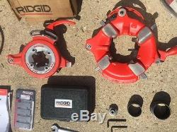 NEW Ridgid 1224 Pipe Threader 1/2-4 UNUSED 2 Die Heads! 711 714 to 6 With 161