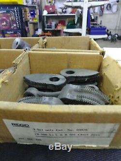 New (1) set of 4 Ridgid jaws for an 801 Pipe Threading Machine old stock rigid