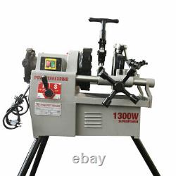 New Pipe Threading Machine 1/2 2 Two Speed Shifing Threader 1.7HP