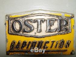 Oster 542-A Rapiduction Revolving Die Head 4 Threading Machine withLOTS of DIES
