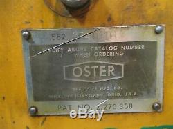 Oster 552 SE-1916 Pipe Threader Machine Die Heads Bolt Threading Dies