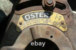 Oster Pipe Threader / Cutter & Reamer Model 552 A 1/2 2 Inch W / Extras