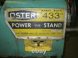 Oster pipe threading machine 433, Used, Tested/Powers on