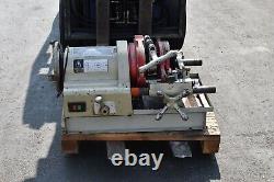 Pipe Threading Machine 1/2 to 4 NPT Automatic Threader Cutter 3/4 HP