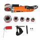 Portable Electric Pipe Threader Pipe Threading Machine Pipe Cutter+6 Dies 2300W