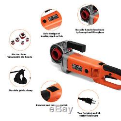 Portable HD 2000W Pipe Threader Electric Threading Machine With6 Dies 1/2 to 2