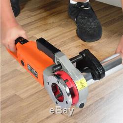 Portable Handheld Electric Pipe Threader Tool Threading Machine With 6 Dies 220V