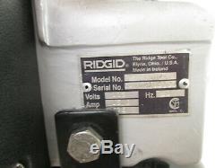 Portable Pipe Threading Machine, Ridgid, 300 compact 815 811 heads