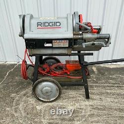 RIDGID 1224 1/2 inch 4 inch Power Threading Machine With 2 Dies