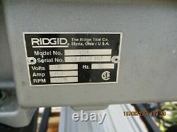 RIDGID 1224 1/2 to 4 power pipe threader machine model 26092 Lik eNew