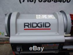 RIDGID 1224 Pipe Threader Threading Machine 1/2 TO 4 WITH 2 DIES