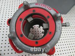 RIDGID 141 Receding Geared Threader with 744 adater FOR 2-1/2 TO 4