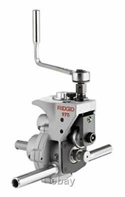 RIDGID 25638 975 Combo Roll Groover, Grooving Machine Mounts to Small, Chrome