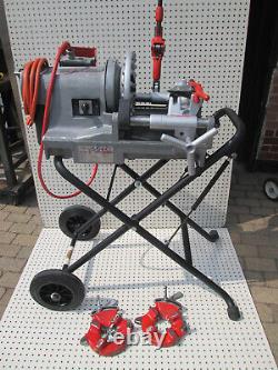 RIDGID 300 COMPACT PIPE THREADER MACHINE two 811A head New Transporter etc exc