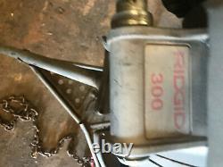 RIDGID 300 Pipe Threading Machine comes with two die heads 1/4 to 2 pipe