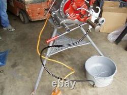 RIDGID 300 Power Drive Pipe Threading Machine With crrge and Stnd Reconditioned