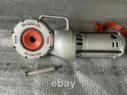 RIDGID 41935 1/8 to 2 Hand Held 26-30 RPM Pipe Threading Machine Silver