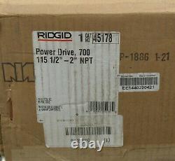 RIDGID 45178 700 Power Drive Portable Pipe Threading Machine