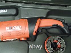 RIDGID 600-I 44918 Hand-Held Pipe Threading Machine with 1/2 to 1 1/4 heads