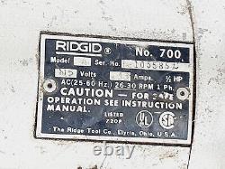 RIDGID 700 Pipe Threader Power Drive P/No. 41935, 115 Volt # Made in USA # 1