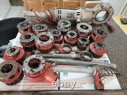 RIDGID 700 Pony Power Drive With Dies, Reamer, Ratchet Handles, as Pictured