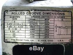 RIDGID 925 Roll Groove Attachment for pipe threading machine