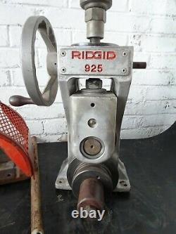 RIDGID 925 Roll Groover Attachment pipe threading machine W Ridgid 300 carriage