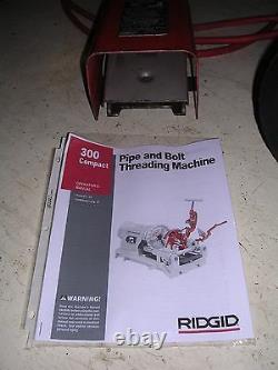 RIDGID PORTABLE WHEELED 300 Compact Pipe Threader 916 Roll Groover Die Head 1822