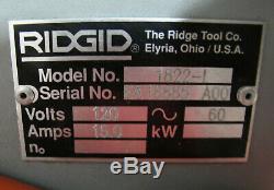 RIDGID Portable Pipe & Bolt Threader Threading Machine Model 1822-I With Stand