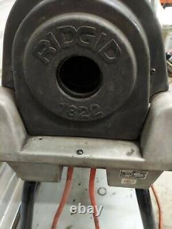 RIGID 1822 PIPE THREADER withStand Foot Pedal ED4U #9024-A